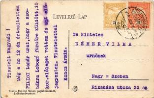 1910 Homoród-fürdő, Baile Homorod; Főkút a hideg fürdővel. Erdélyi Simon kiadása / spa, bathhouse, m...