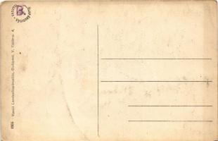 Komárom, Komárno; Katona kórház. Vasúti levelezőlapárusítás 4966. / K.u.K. military barracks (EK)