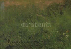 Neogrády László (1896-1962): Virágzó park. Olaj, vászon. Jelezve balra lent. Dekoratív fakeretben. 2...