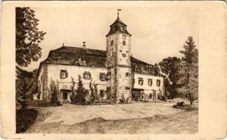 Vágszabolcs, Nagyzablát, Záblatie (Trencsén, Trencín); Serényi kastély / castle (fa)