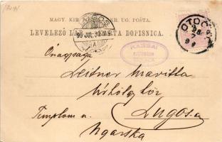 1899 Otocsán, Otocac; látkép. Heinrich Krapek kiadása / general view (EK)