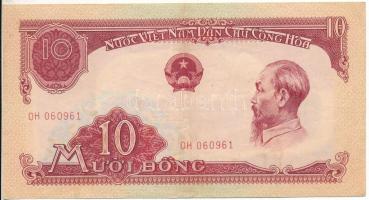 Vietnam 1958. Észak-Vietnam 10D T:F folt, egyébként erős papír
Vietnam 1958. North Vietnam 10 Dong ...
