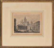3 db Mainzot ábrázoló acélmetszet keretben 35x30 cm ig