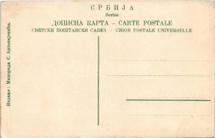 Beograd, Belgrade, Belgrád; König Peter und Kronprinz Alexander legen silberne Kränze an das Karageo...