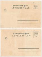2 db RÉGI Suchard csokoládé litho reklám képeslap / 2 pre-1945 Suchard chocolate litho advertisement...