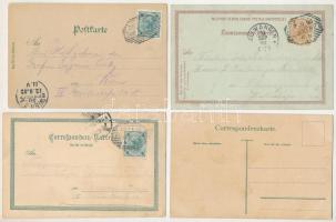 AUSZTRIA - 4 db RÉGI város képeslap, közte 1 1895-ből / AUSTRIA - 4 pre-1945 town postcards, with 1 ...