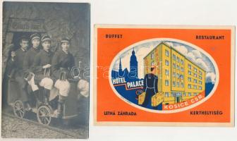 AUSZTRIA - 4 db RÉGI város képeslap, közte 1 1895-ből / AUSTRIA - 4 pre-1945 town postcards, with 1 ...