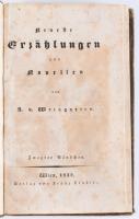 Weingarten, A. v.: Neueste Erzählungen und Novellen 2. Franz Tendler Verlag - Wien, 1832. 1 t színez...