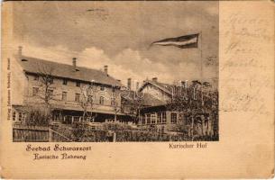 1902 Juodkrante, Schwarzort; Kurischer Hof / spa hotel. Verlag Johannes Schenke (fa)