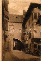 Bolzano, Bozen (Südtirol); Dr. Streitergasse / street view, inn. J. Gugler 1911