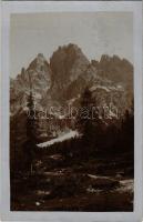 1911 Monte Cristallo (Südtirol). Fotograf Terschak (Cortina d'Ampezzo) photo (EK)