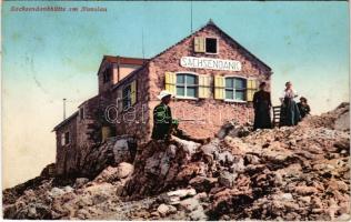 1911 Monte Nuvolau (Cortina d'Ampezzo), Rifugio / Sachsendankhütte am Nuvolau / tourist house, ...