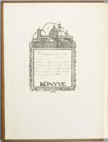 Dante Komédiája. Ford.: Babits Mihály. I-III. köt. Tizenkét régi kép hasonmásával kötetenként, Zádor...