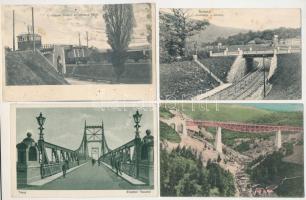 HIDAK - 11 db RÉGI magyar képeslap / BRIDGES - 11 pre-1945 Hungarian postcards