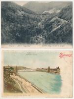 HIDAK - 11 db RÉGI magyar képeslap / BRIDGES - 11 pre-1945 Hungarian postcards