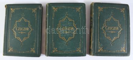 Czuczor Gergely: - - költeményei. I-III. köt. A költő arcképével. Pest, 1858, Heckenast Gusztáv, 1 t...
