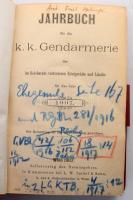 (Csendőrségi évkönyv) Jahrbuch für die K. K. Gendarmerie der im Reichsrate vertretenen Königreiche u...