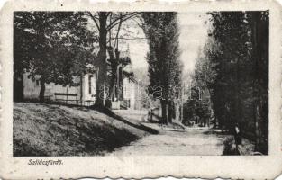 Szliácsfürdő promenade