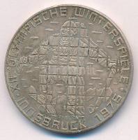 Ausztria 1976. 100Sch Ag "Innsbruck - XII. téli olimpia 1976 / Sielő" Hall-i verde T:XF pa...