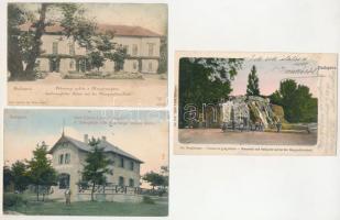 5 db RÉGI magyar város képeslap, közte duplum / 5 pre-1945 Hungarian town postcards, with 1 duplicat...