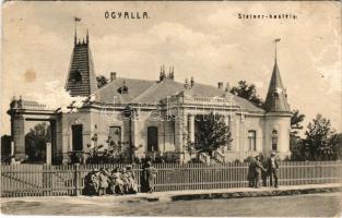 1907 Ógyalla, Ó-Gyalla, Stara Dala, Hurbanovo; Steiner kastély. E.D.K. 248. / castle (felületi sérül...