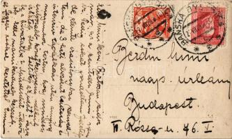 1925 Besztercebánya, Banská Bystrica; Trziske, Lekárna / piac, gyógyszertár / market, pharmacy (EK)