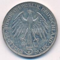 Német Szövetségi Köztársaság 1968G 5M Ag "Gutenberg János halálának 500. évfordulója" T:AU...