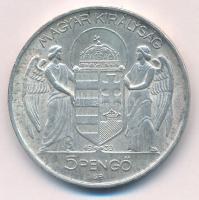 1939. 5P Ag "Horthy balra" T:AU,XF patina
Adamo P8.2