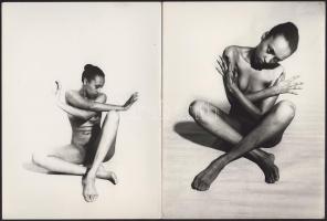 10 db vegyes erotikus, akt, pornó fotó, 9x6 cm és 24x18 cm között