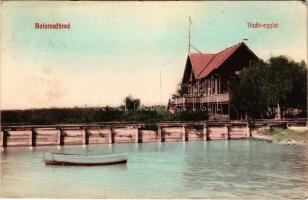 1909 Balatonfüred, Yacht (jacht) egylet. Koller Károly József kiadása (EK)