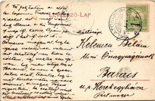 1909 Balatonfüred, Yacht (jacht) egylet. Koller Károly József kiadása (EK)