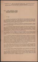 1937 Phőnix Életbiztosító Társaság magyarországi igazgatóságának körlevele életbiztosítási szerződés...