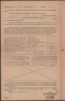 1937 Phőnix Életbiztosító Társaság magyarországi igazgatóságának körlevele életbiztosítási szerződés...