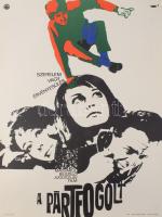 Gunda Antal (1929-): A pártfogolt. Filmplakát, ofszet, papír, jelzett a plakáton, Offset-Nyomda, 57,...