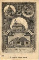 1924 Marasti, O caramida pentru Marasti, Biserica Cladita, Regina Maria, Ce a Fost. Peltin / church,...