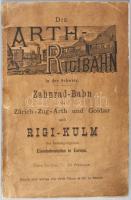 Arth-Rigi-Bahn. Zahnrdbahn via Zürich-Zug-Arth und Goldau nach Rigi-Kulm. Mit 13 Illustr. (Holzstich...