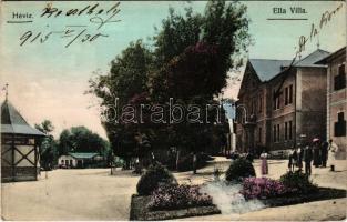 1915 Hévíz, Ella villa. Marton Mór kiadása (ragasztónyom / glue mark)