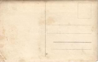 Cserkészek csoportja főzés közben / Hungarian boy scouts cooking. photo (lyuk / pinhole)