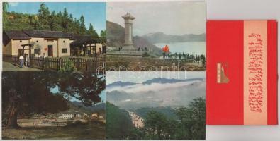 12 db MODERN kínai képeslap tokban / 12 modern Chinese postcards with case