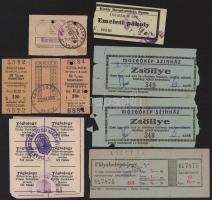 10f Téglajegy Biharvármegye Vitézi Székháza javára, 12 db-os, "Bihar Vármegye Vitézi Székkapitá...