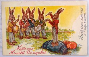 HÚSVÉT - Kb. 700 db RÉGI húsvéti üdvözlőlap 7 képeslap albumban. Érdekes anyag, érdemes megnézni! / ...