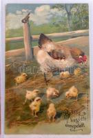 HÚSVÉT - Kb. 700 db RÉGI húsvéti üdvözlőlap 7 képeslap albumban. Érdekes anyag, érdemes megnézni! / ...