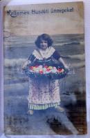 HÚSVÉT - Kb. 700 db RÉGI húsvéti üdvözlőlap 7 képeslap albumban. Érdekes anyag, érdemes megnézni! / ...