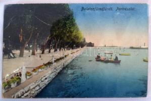 BALATON - Kb. 190 db RÉGI város képeslap 2 albumban / BALATON - Cca. 190 pre-1945 town-view postcard...