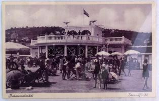 BALATON - Kb. 190 db RÉGI város képeslap 2 albumban / BALATON - Cca. 190 pre-1945 town-view postcard...