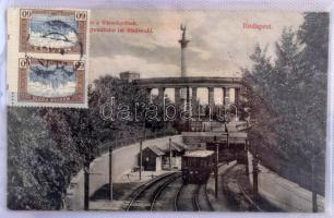 BUDAPEST: VÁROSLIGET, VIDÁMPARK, ŐS-BUDAVÁRA - Kb. 60 db RÉGI város képeslap 1 albumban, közte pár m...