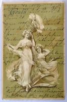 Kb. 160 db főleg RÉGI vegyes zsáner képeslap 2 albumban / Cca. 160 mainly pre-1945 mixed motive post...