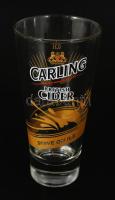 "Carling" British Cider pohárkészlet, eredeti dobozában, 6 db, 0,3 l, m: 17,5 cm