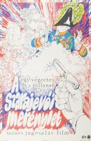 1969 A szarajevói merénylet. Filmplakát, papír, jelzés nélkül, Offset-nyomda, hajtásnyomokkal, 56×38...