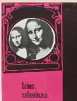 1966 A Mona Lisa tolvaja. Filmplakát, papír, jelzés nélkül, Offset-nyomda, hajtásnyomokkal, lapszéli...